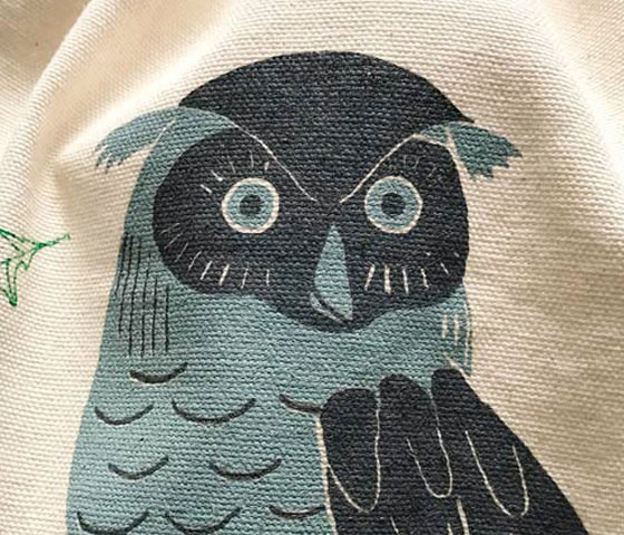 Owl Cinch Bag | Claudia Pearson