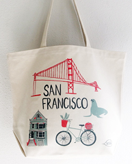 San Francisco Market Tote | Claudia Pearson