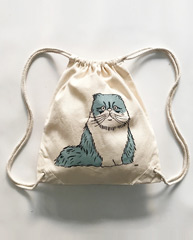 Cat Cinch Bag | Claudia Pearson