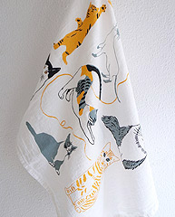 Cat Tea Towel | Claudia Pearson