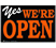 ストアサイン  Yes WE'RE OPEN  | DURO Decal