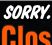 ストアサイン  SORRY... Closed  | DURO Decal