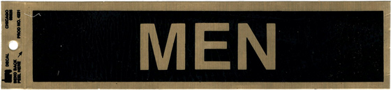 MEN | Mylar Signs Stecker