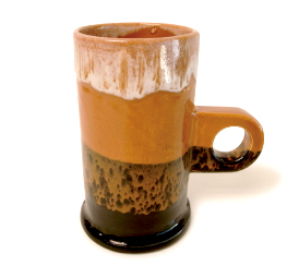 Tall Mug Brown × Black  | Echo Park Pottery