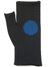Gloves Dot Blue | L.F.A Knit Design