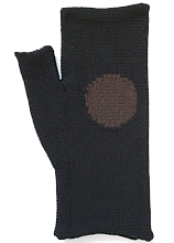 Gloves Dot Brown | L.F.A Knit Design