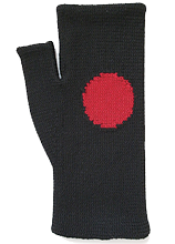 Gloves Dot Red | L.F.A Knit Design