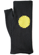 Gloves Dot Sulfur | L.F.A Knit Design