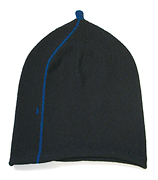 Hat Stripe Blue | L.F.A Knit Design