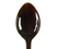 Eggspoon - black with white spots in tip | Sarah Petherick