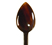 Eggspoon - black with white bone tip | Sarah Petherick