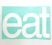 「eat」 Placemats | Swimsuit Department